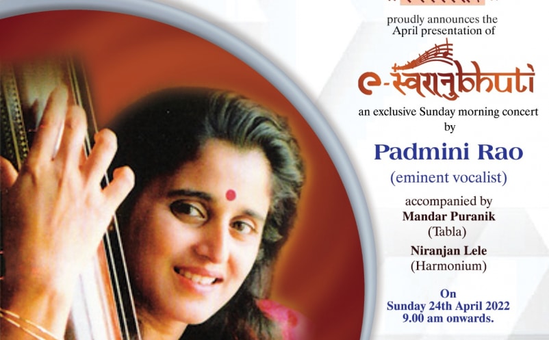e-Swaranubhuti April 2022 - Padmin Rao - Poster