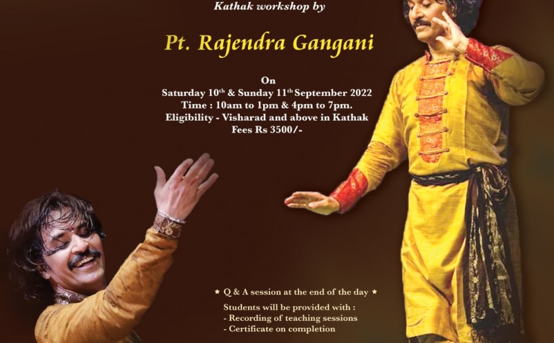 Rajendra Gangani Kathak Workshop | Rajendra Gangani