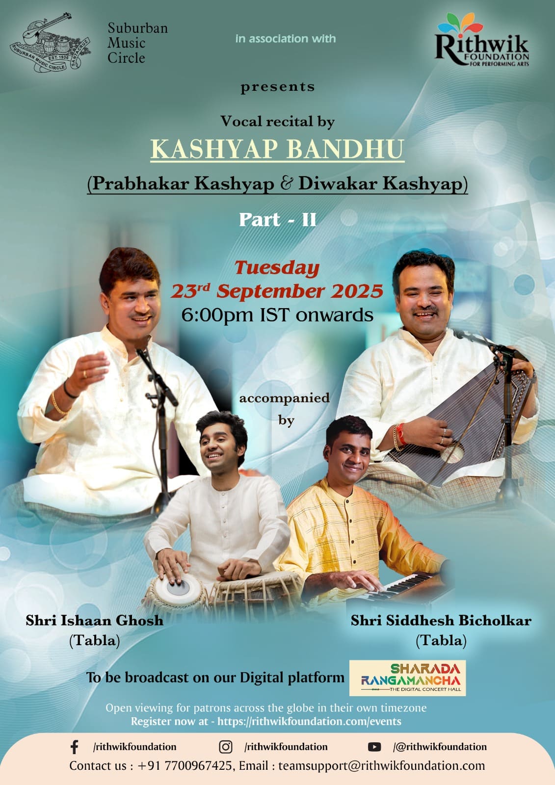 Featuring Prabhakar Kashyap and Diwakar Kashyap.