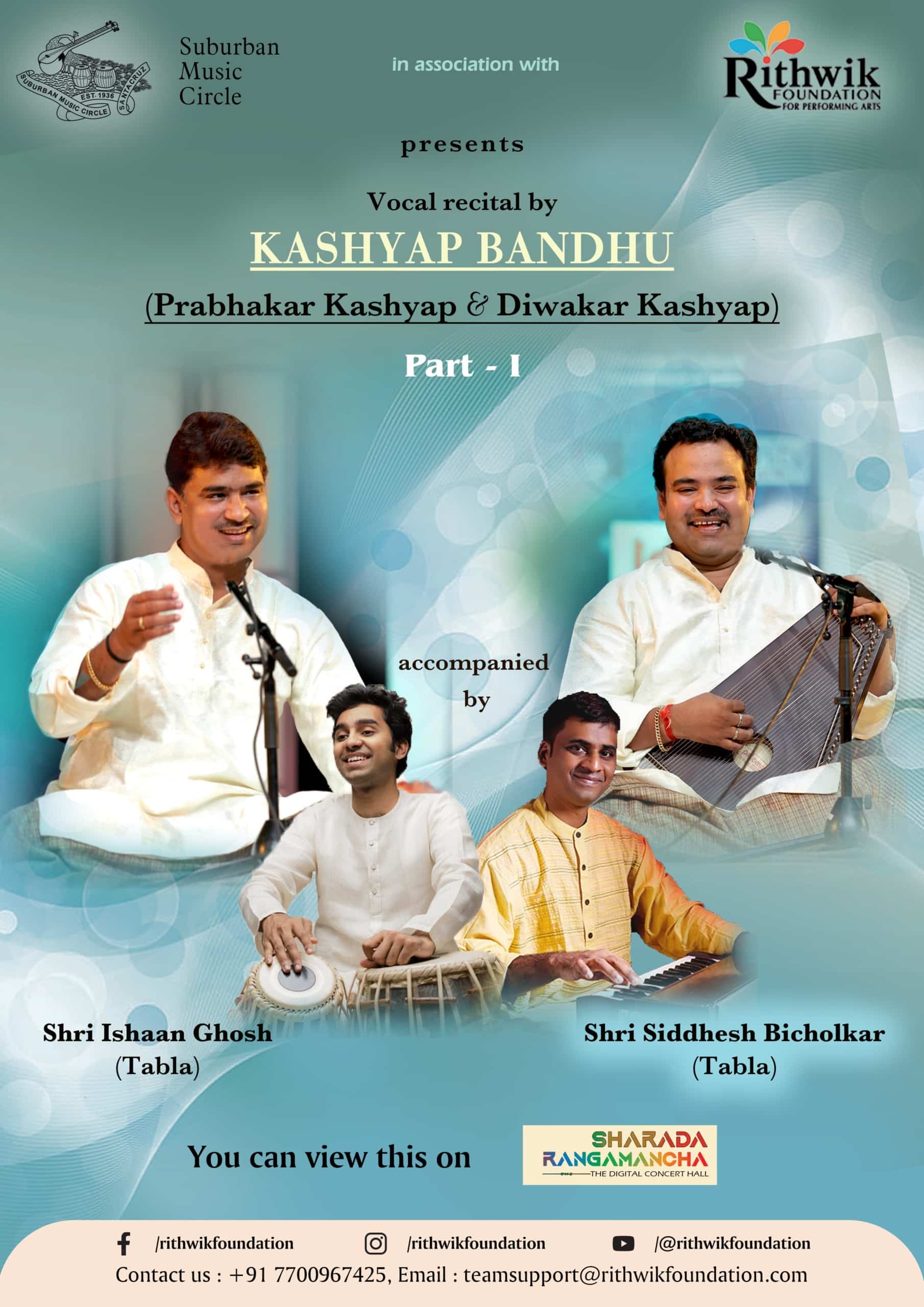 Featuring Prabhakar Kashyap and Diwakar Kashyap.