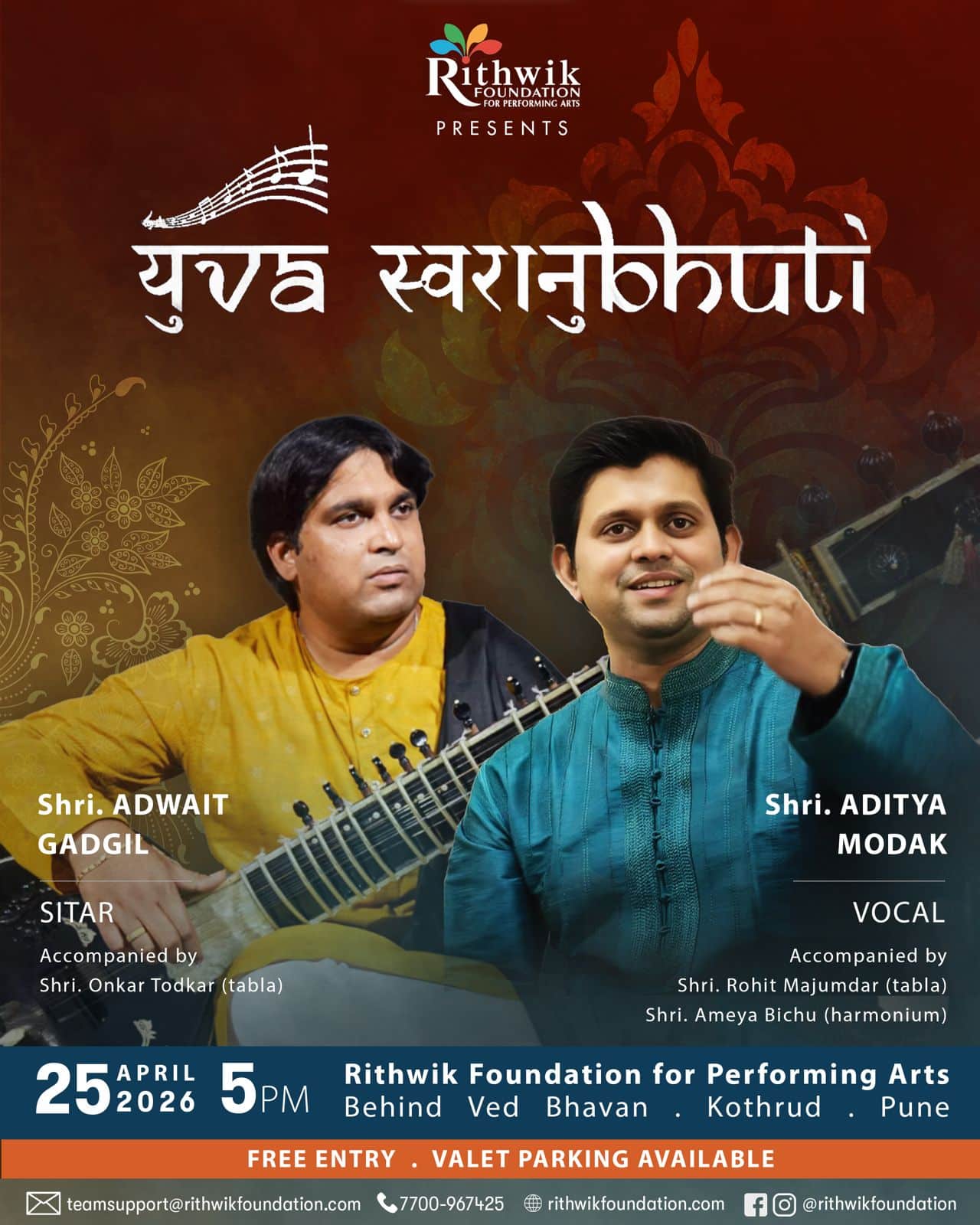 YUVA SWARANUBHUTI April Live event YUVA SWARANUBHUTI April Live event | music and dance organisation