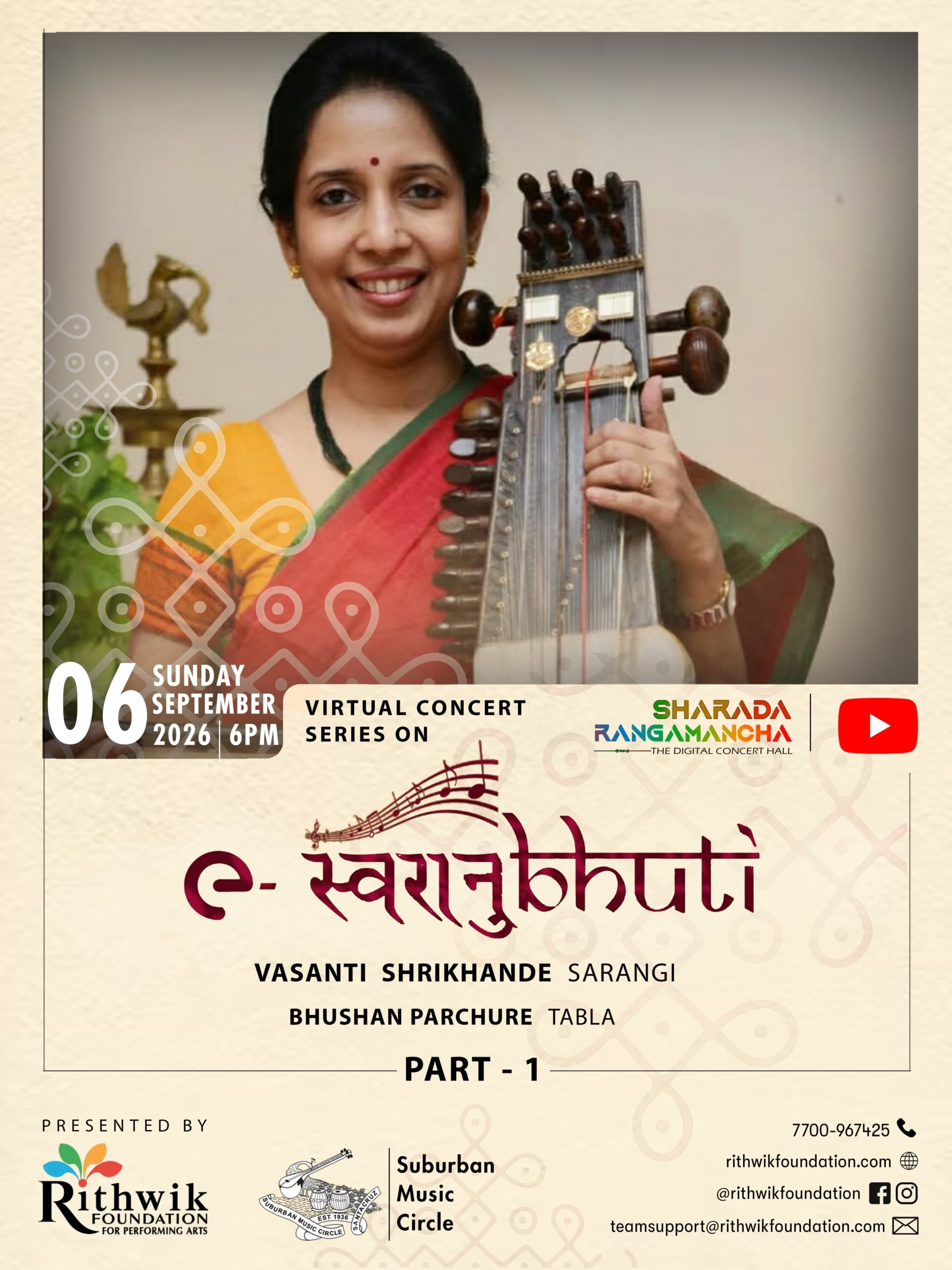 Vasanti Shrikhande (Sarangi).