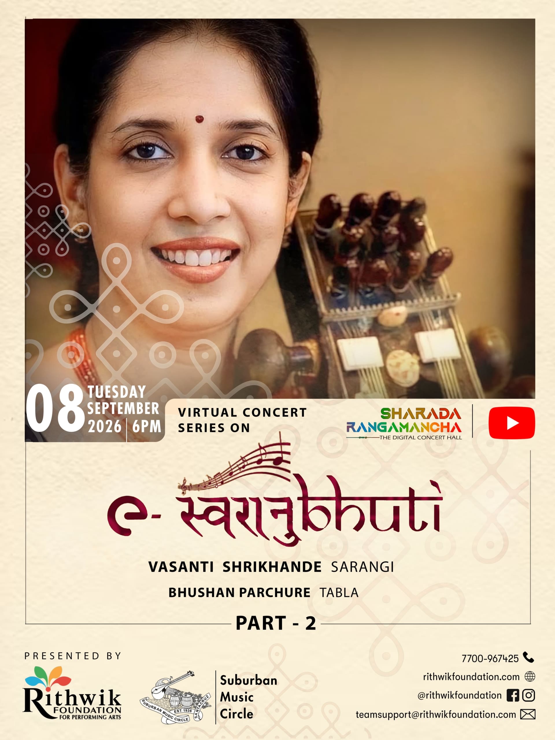 Vasanti Shrikhande (Sarangi).