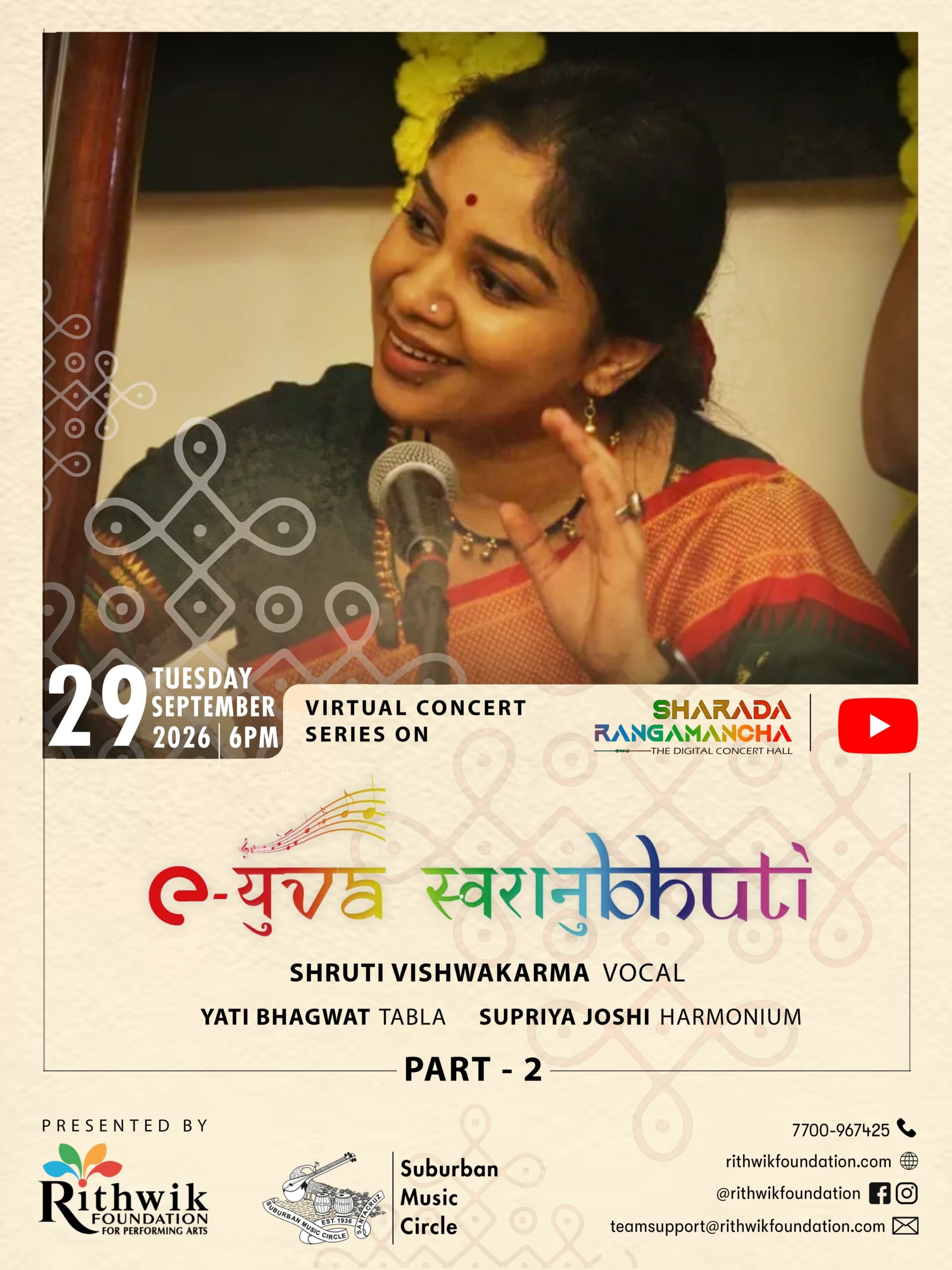 Featuring Shruti Vishwakarma (Vocal).